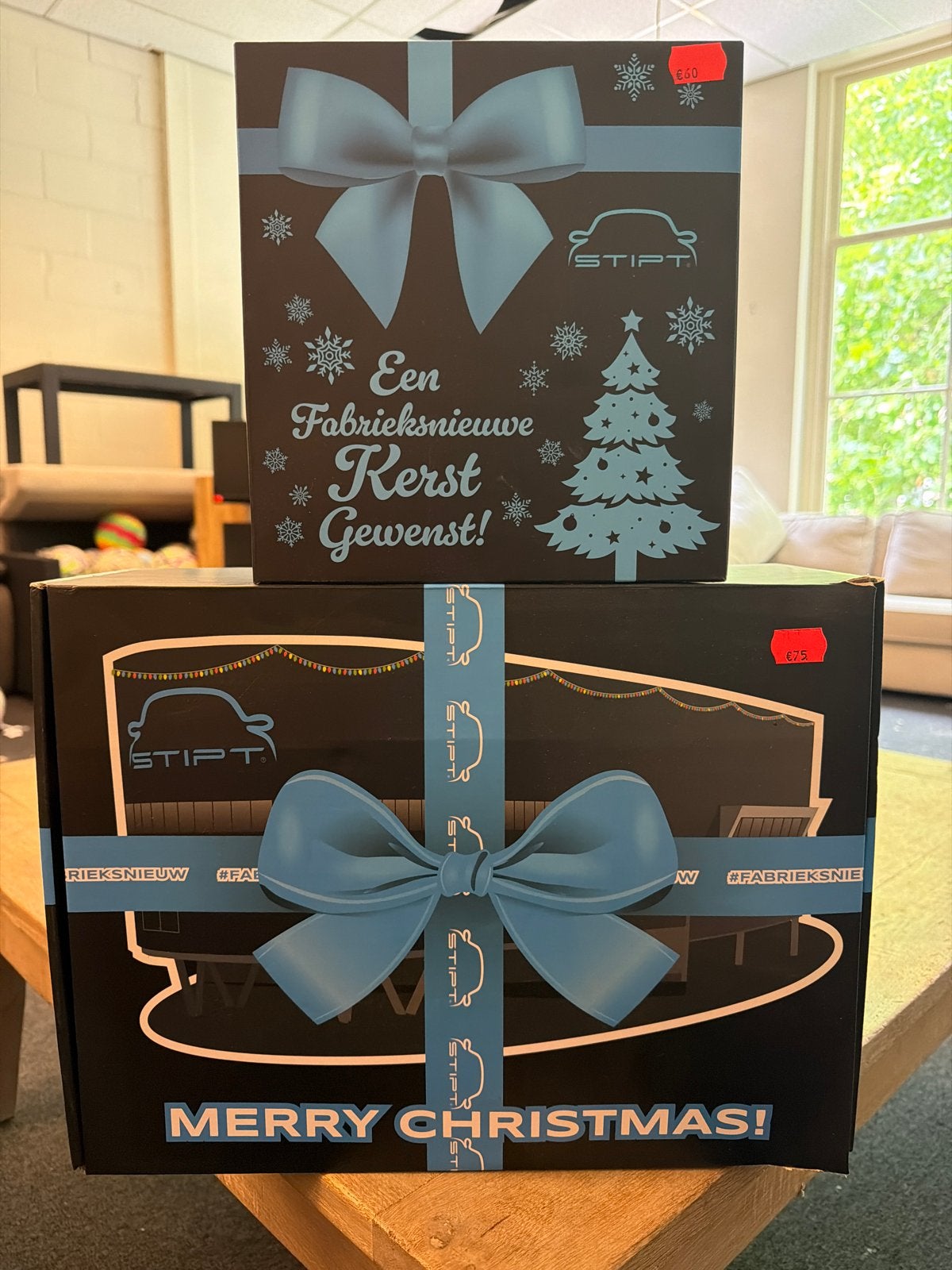 2x Stipt Kerstpaketten ongeopend, Ophalen, Nieuw
