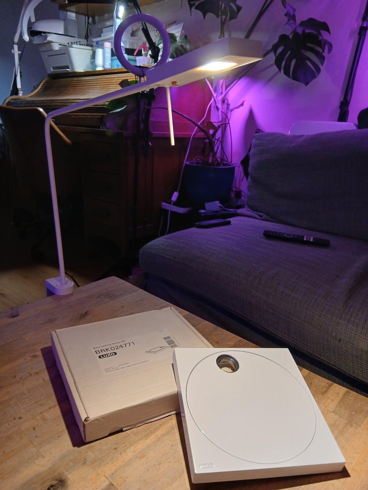 Luxo Ninety architectenlamp - Nieuw in doos, Ophalen, Bureaulamp, Verstelbaar, Overige merken