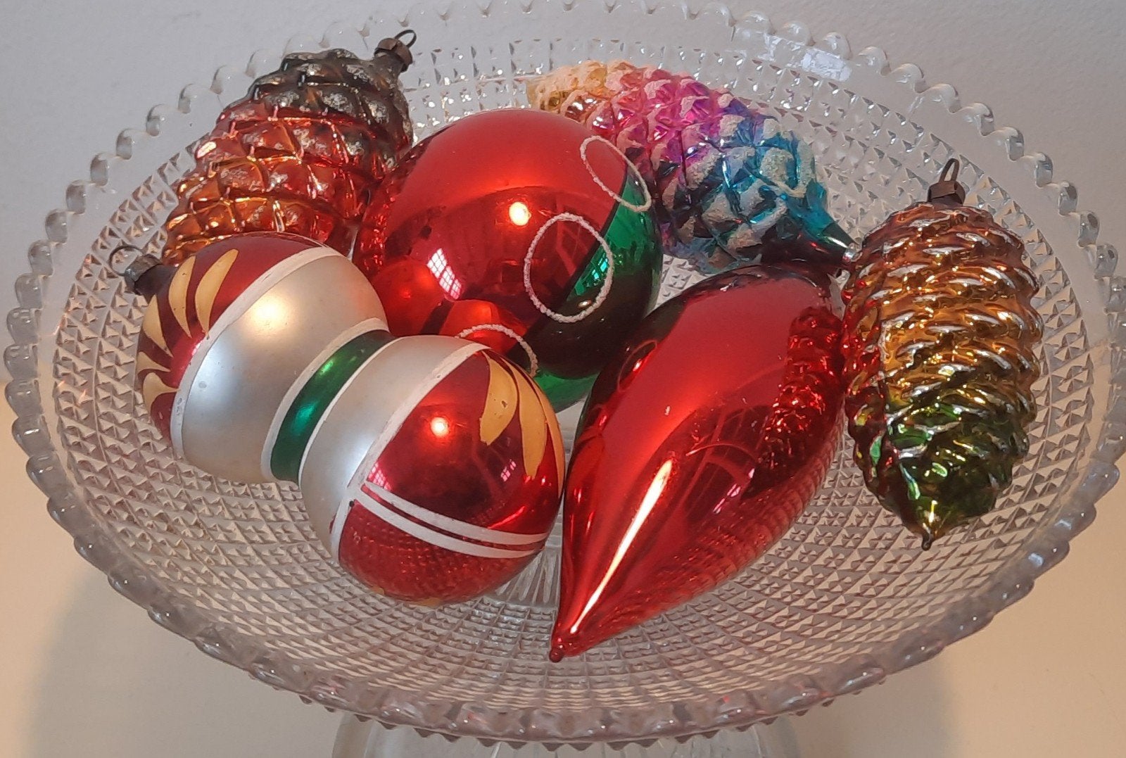 Lot Oude Grote Kerstballen, Diversen, Verzenden