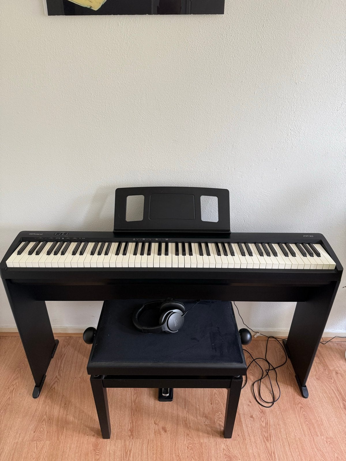 Roland FP-10 Digitale piano compleet met accessoires, Ophalen, 88 toetsen, Roland, Zo goed als nieuw