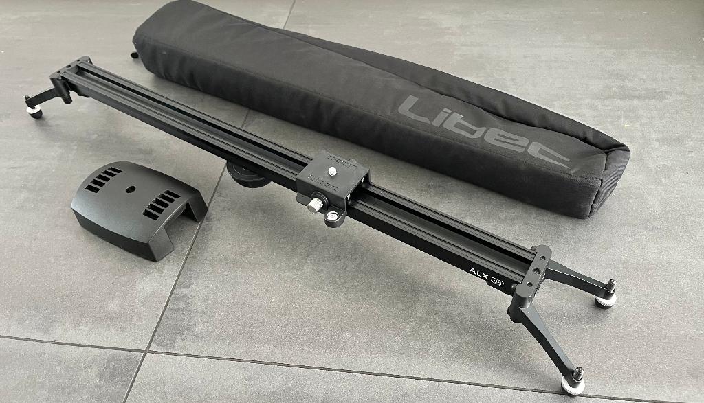 Libec ALX S8 slider met in hoogte verstelbare pootjes 800mm, Audio, Tv en Foto, Fotografie | Statieven en Balhoofden, Ophalen