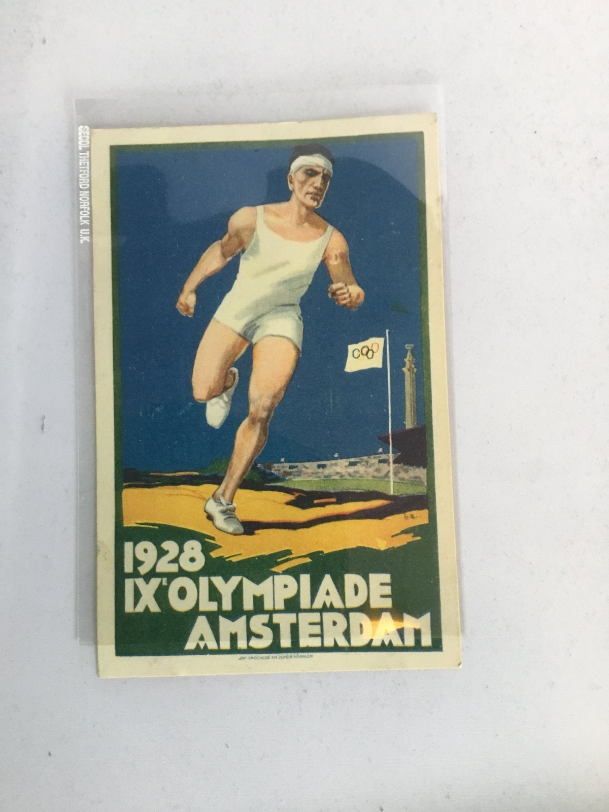 Originele ansichtkaart IXe Olympiade Amsterdam 1928, Ophalen of Verzenden, 1920 tot 1940, Ongelopen, Noord-Holland