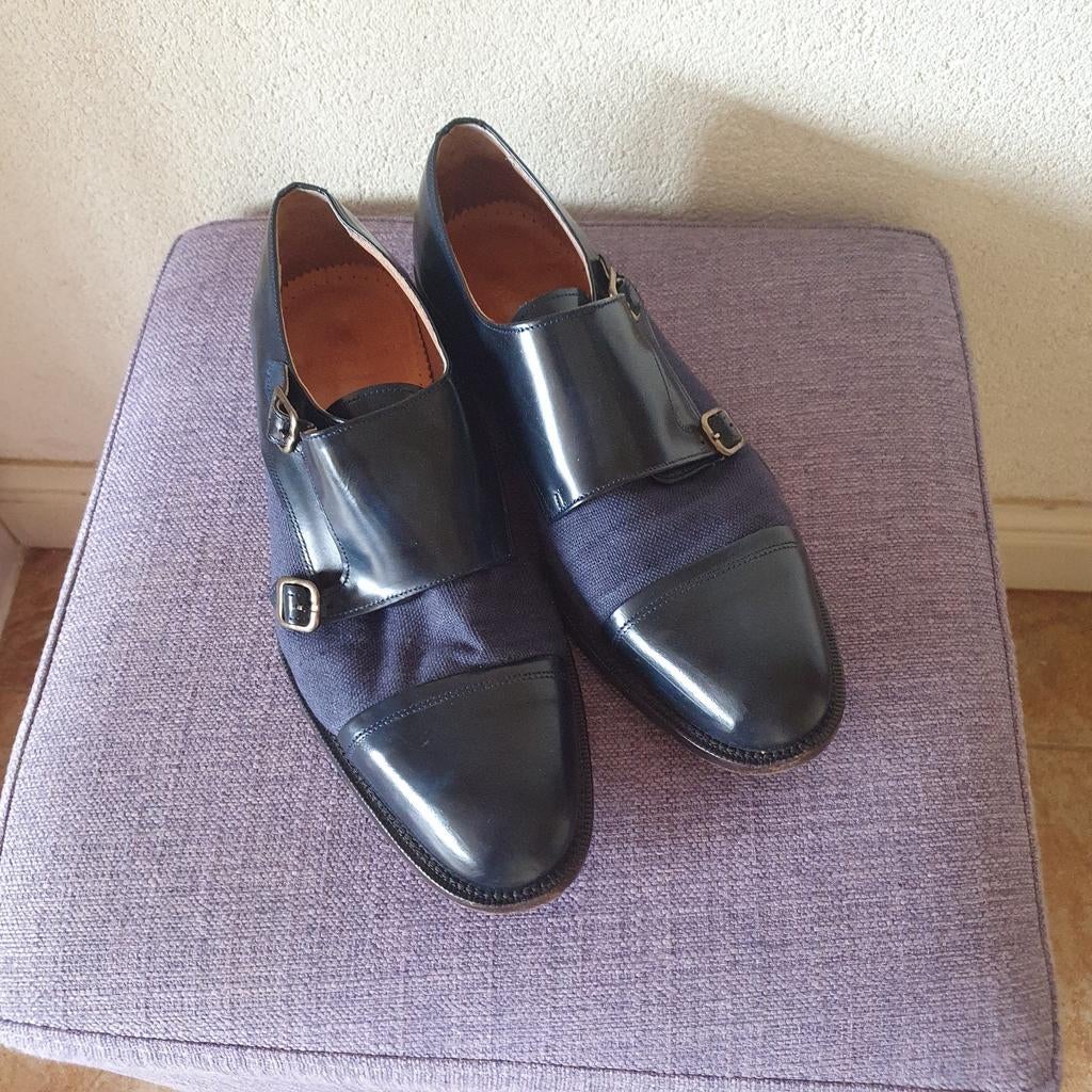 Oritz & Reed prachtige blauwe heren schoenen maat 42, Kleding | Heren, Schoenen, Ophalen of Verzenden, Zo goed als nieuw, Blauw