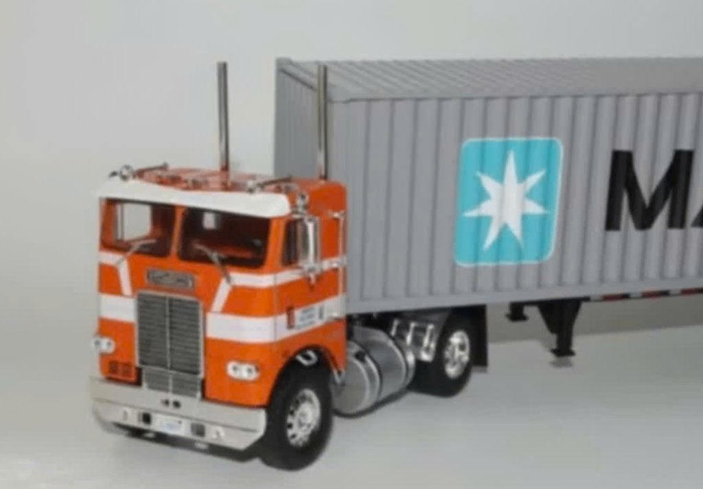 Freightliner COE 1976 MAERSK Container 1/43 USA TRUCKS # 15