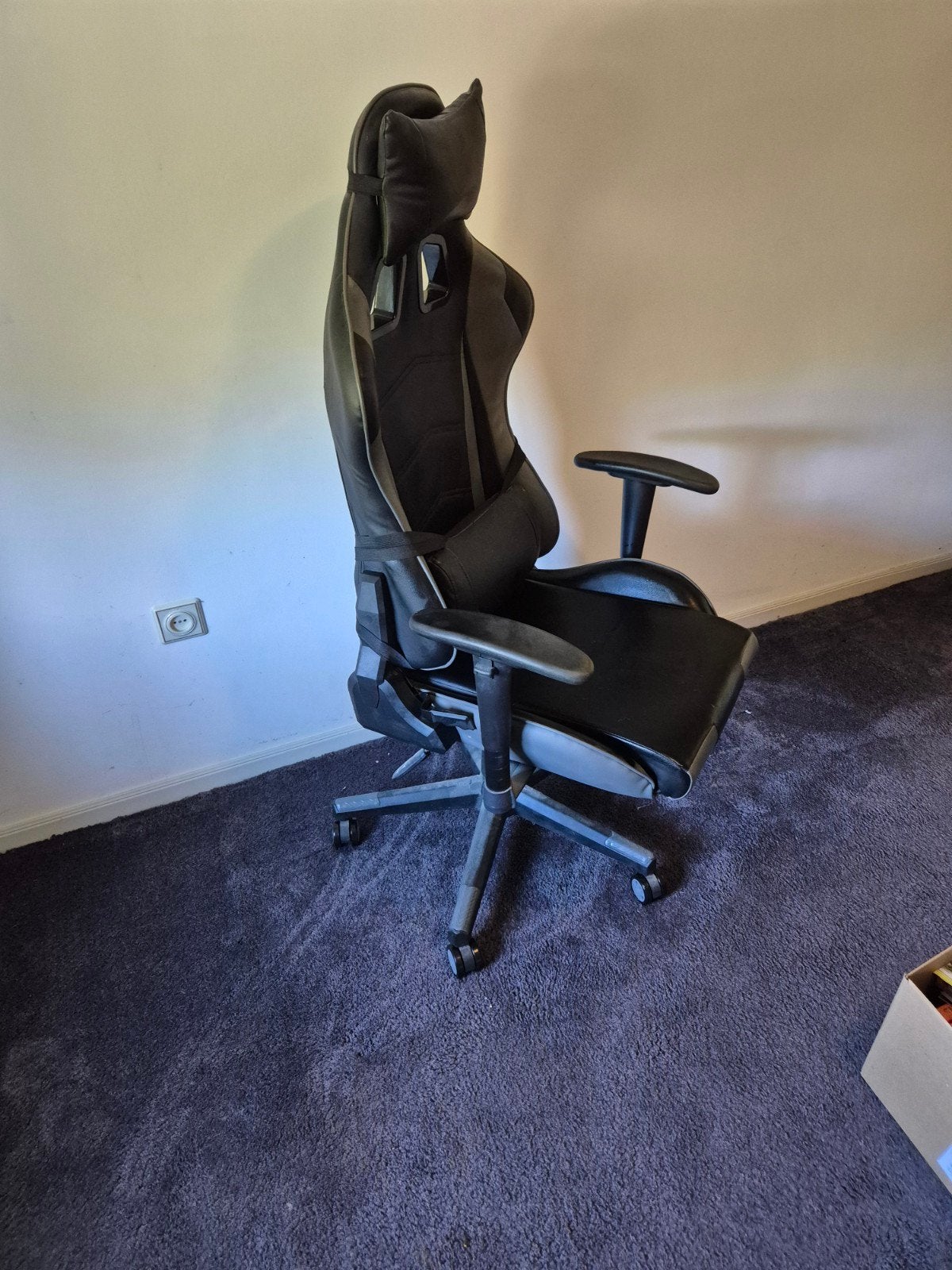 Foto 2 van Gaming Bureaustoel - Zwart/Grijs