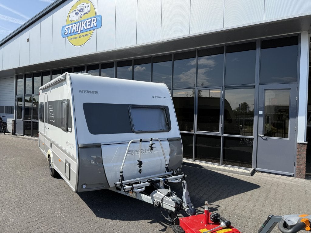 Eriba Sporting Jive 465 XL Fransbed + Rondzit Luifel + Mover, Bedrijf, Treinzit, Schokbreker, 4 tot 5 meter