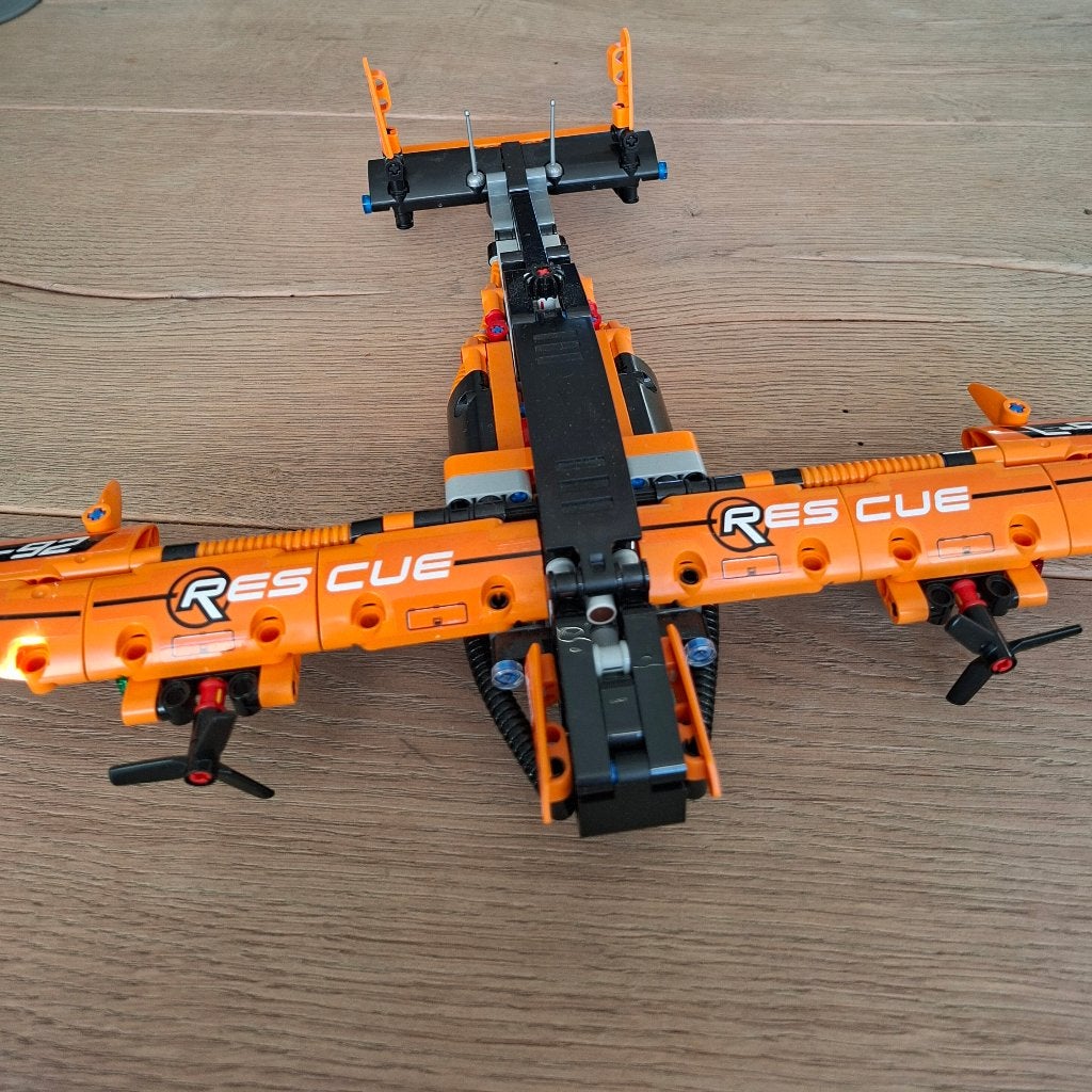 Lego Technic Reddingsboot/vliegtuig, Lego, Compleet, Ophalen of Verzenden, Zo goed als nieuw