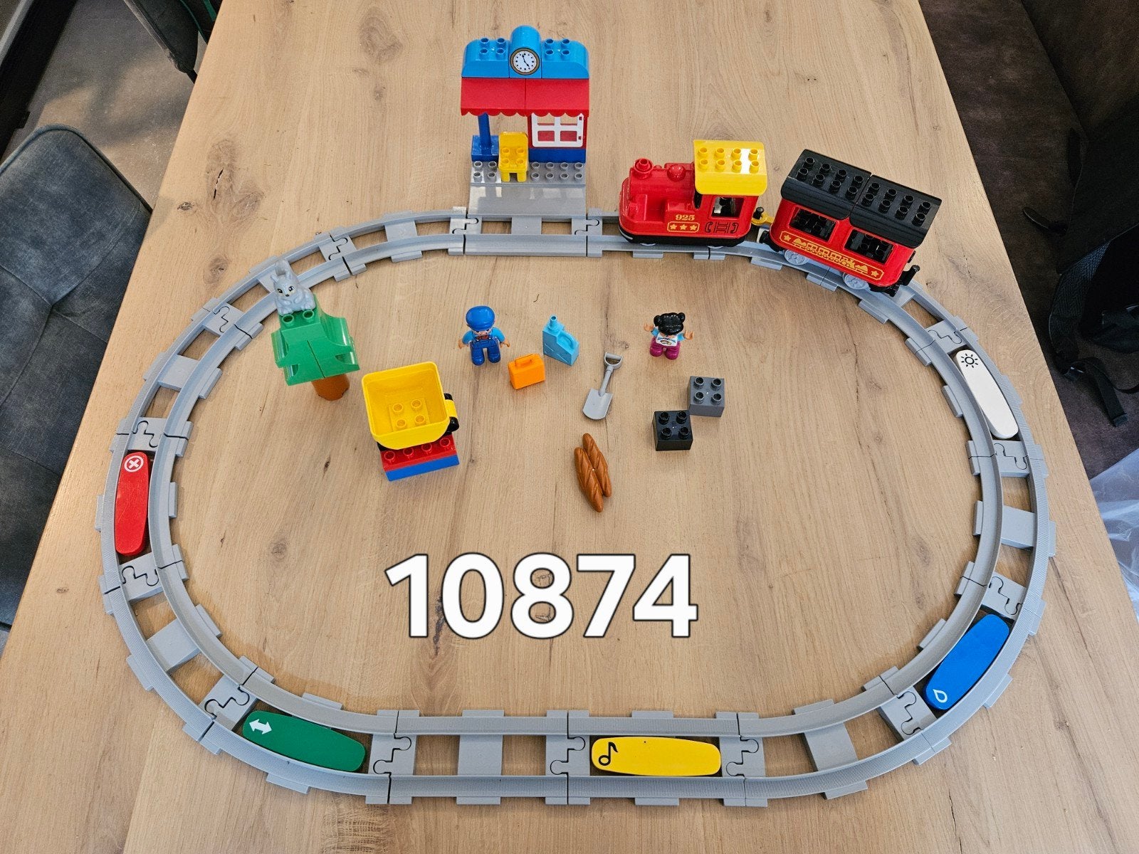 Duplo 10874 elektrische trein set, Ophalen of Verzenden, Zo goed als nieuw, Duplo