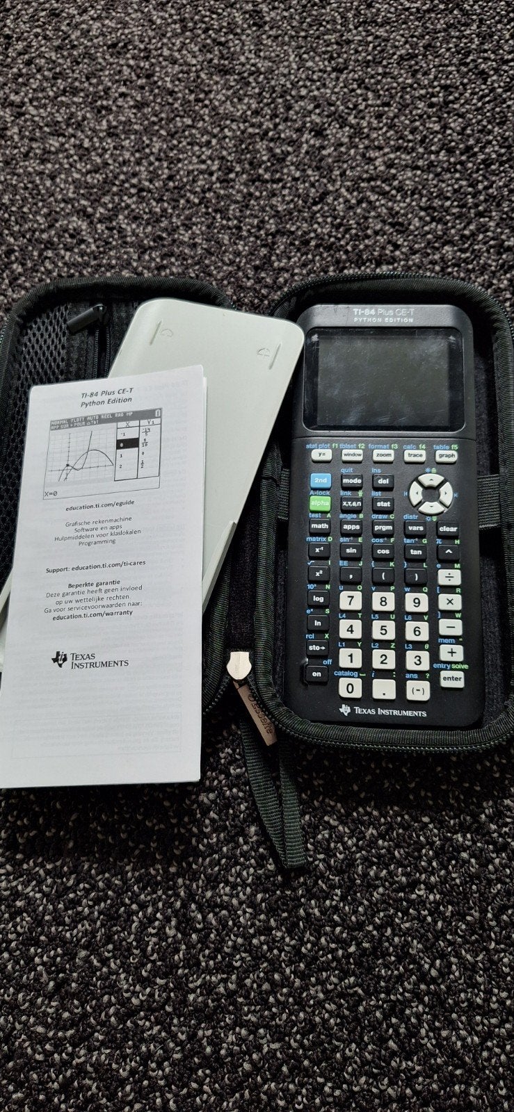 Grafische rekenmachine Texas Instruments TI-84 Plus CE-T, Ophalen of Verzenden, Grafische rekenmachine, Zo goed als nieuw