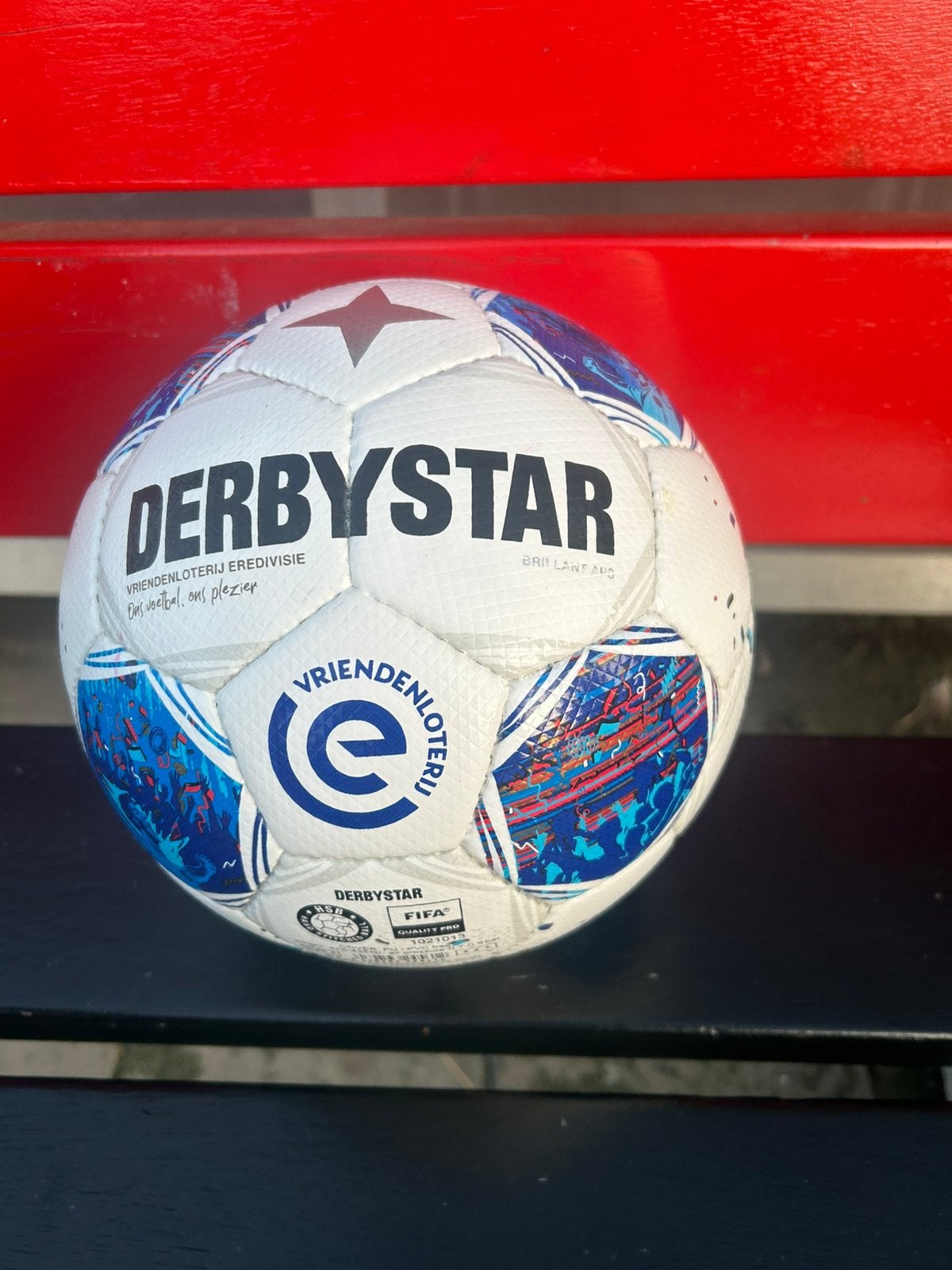 Derbystar Eredivisie Brillant APS wedstrijdbal, Maat M, Ophalen of Verzenden, Zo goed als nieuw, Bal