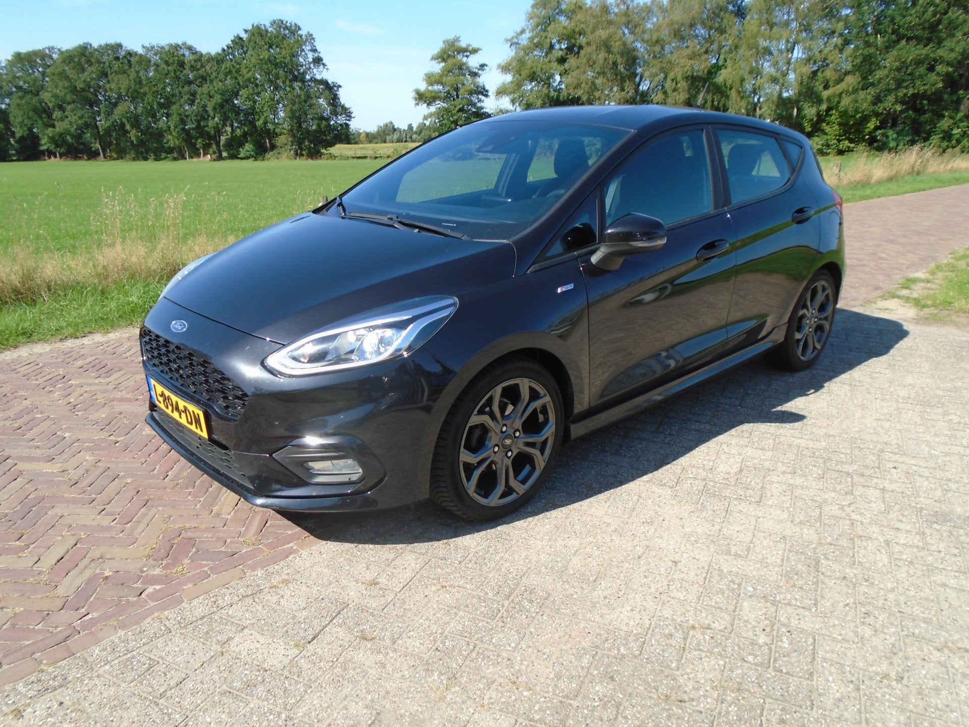 Ford Fiesta 1.0 EcoBoost ST-Line X (bj 2020), Auto's, Voorwielaandrijving, Stof, Gebruikt, 580 kg