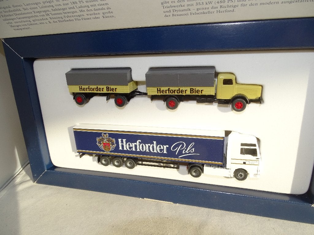 1/87 Wiking Set Herforder Bussing+ Man, Hobby en Vrije tijd, Ophalen of Verzenden, Nieuw, Bus of Vrachtwagen, Wiking