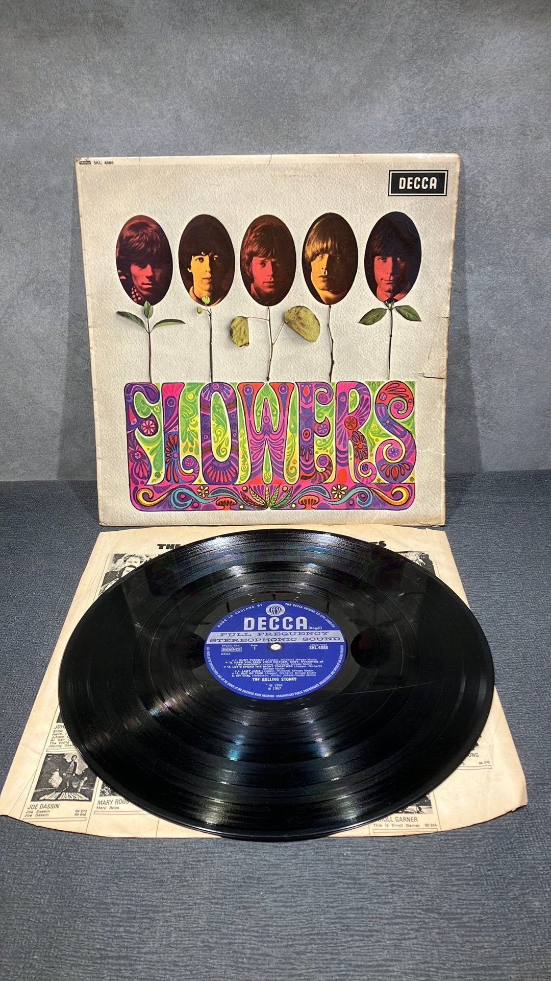 The Rolling Stones — Flowers, LP, Gebruikt, Ophalen of Verzenden, Originele persing