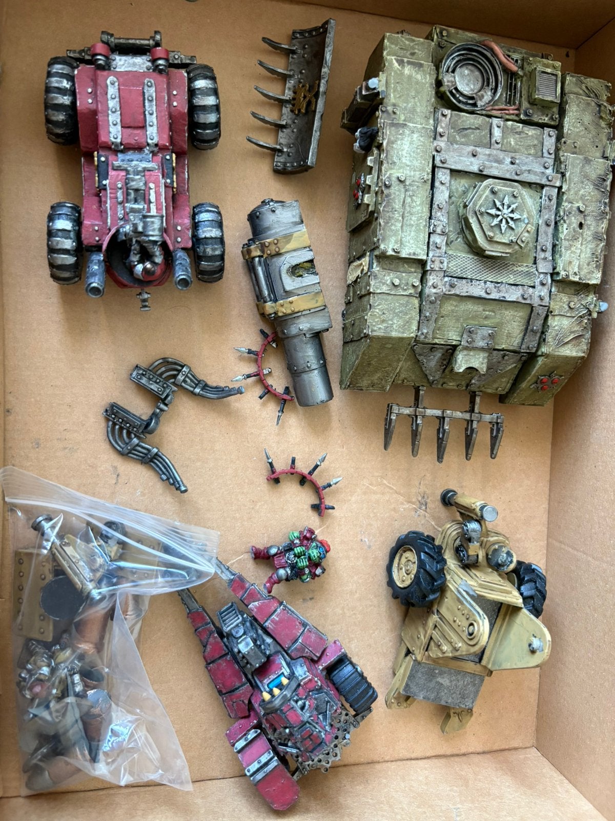 Warhammer 40k proxy voertuigen, Ophalen of Verzenden, Zo goed als nieuw