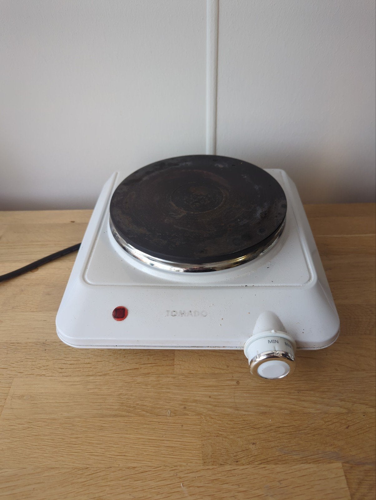 Electrische kookplaat Tomado TEH1001W, Witgoed en Apparatuur, Kookplaten, Gebruikt, 3 kookzones of minder, Ophalen of Verzenden
