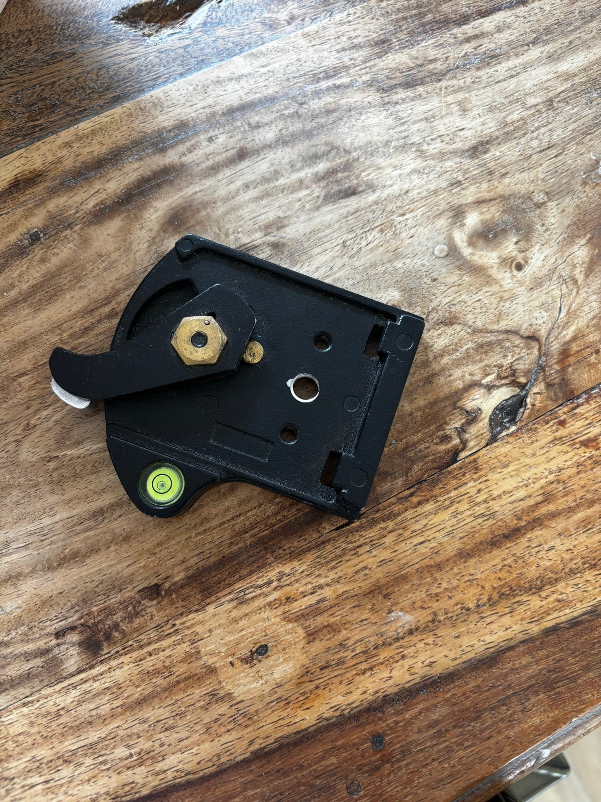 Manfrotto 394 Quick Release Adapter voor Statief, Manfrotto, Statief, Ophalen of Verzenden, Zo goed als nieuw