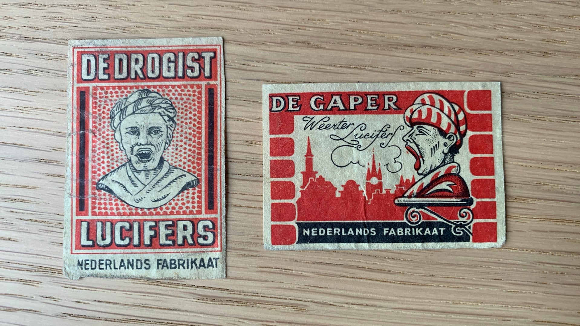 Lucifermerken de Drogist, De Gaper, Verzamelen, Verzenden, Gebruikt, Luciferdoosjes of -merken