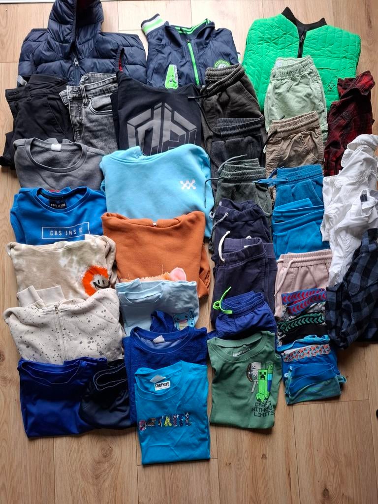 Mooi groot pakket jongen maat 134/140, Ophalen of Verzenden, Gebruikt, Maat 134