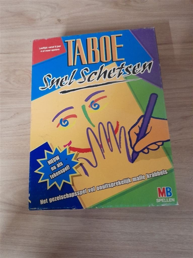 Taboe snel schetsen - s1746, Verzenden, Zo goed als nieuw