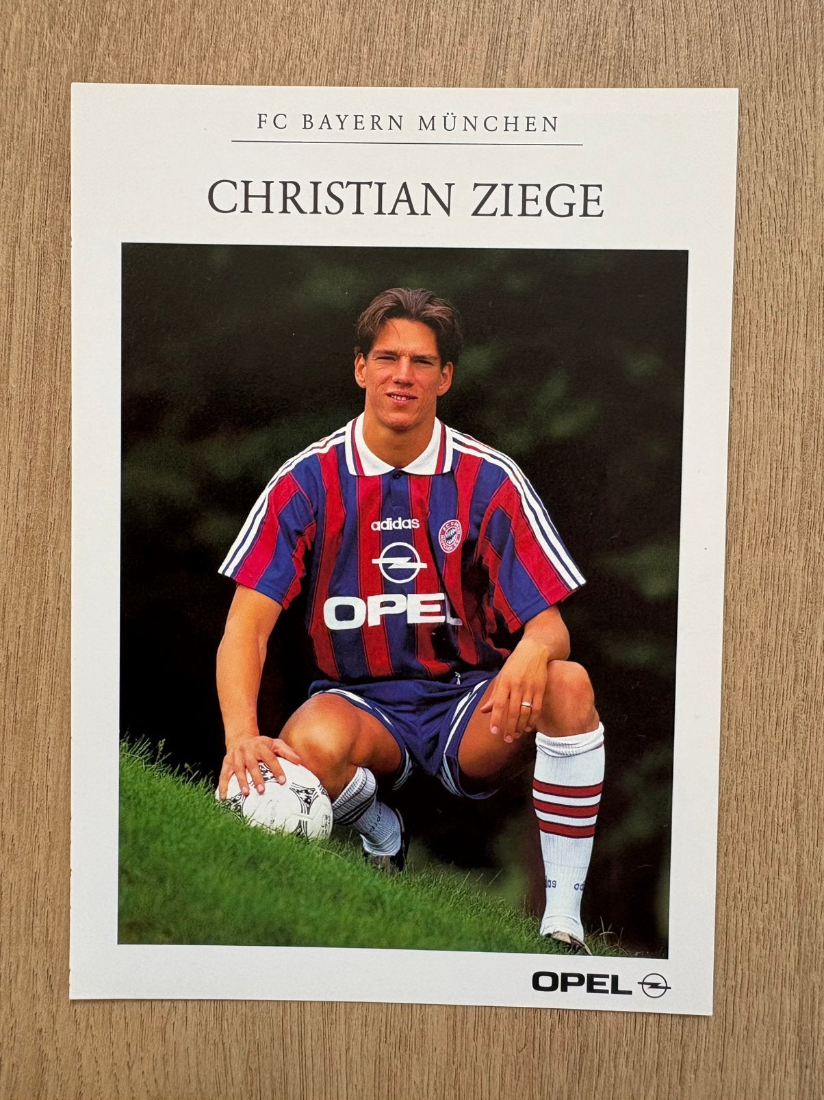 Fotokaart Christian Ziege (Bayern München)., Ophalen of Verzenden, Nieuw, Buitenlandse clubs, Spelerskaart