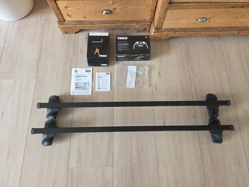 Thule dakdragers voor Opel Zafira C Tourer (en meer), Auto diversen, Dakdragers, Ophalen, Zo goed als nieuw