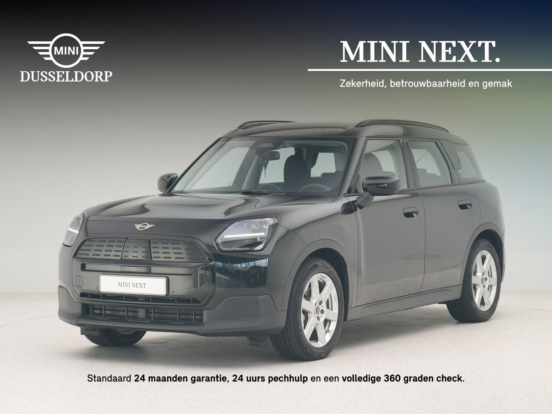 MINI Countryman E Essential Accu conditie 100% (bj 2024), Auto's, Stof, Gebruikt, Countryman, Met garantie (alle)