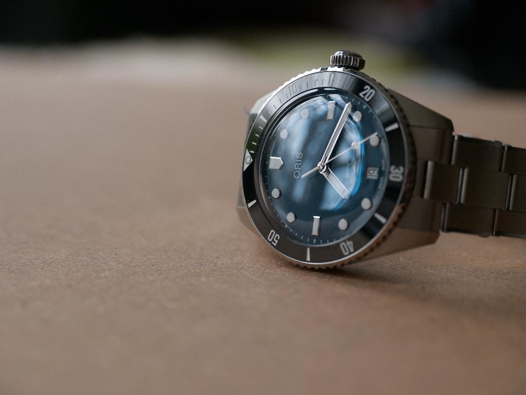 ORIS Diver DAte Re-design, Sieraden, Tassen en Uiterlijk, Horloges | Heren, Zo goed als nieuw, Polshorloge, Overige merken, Staal