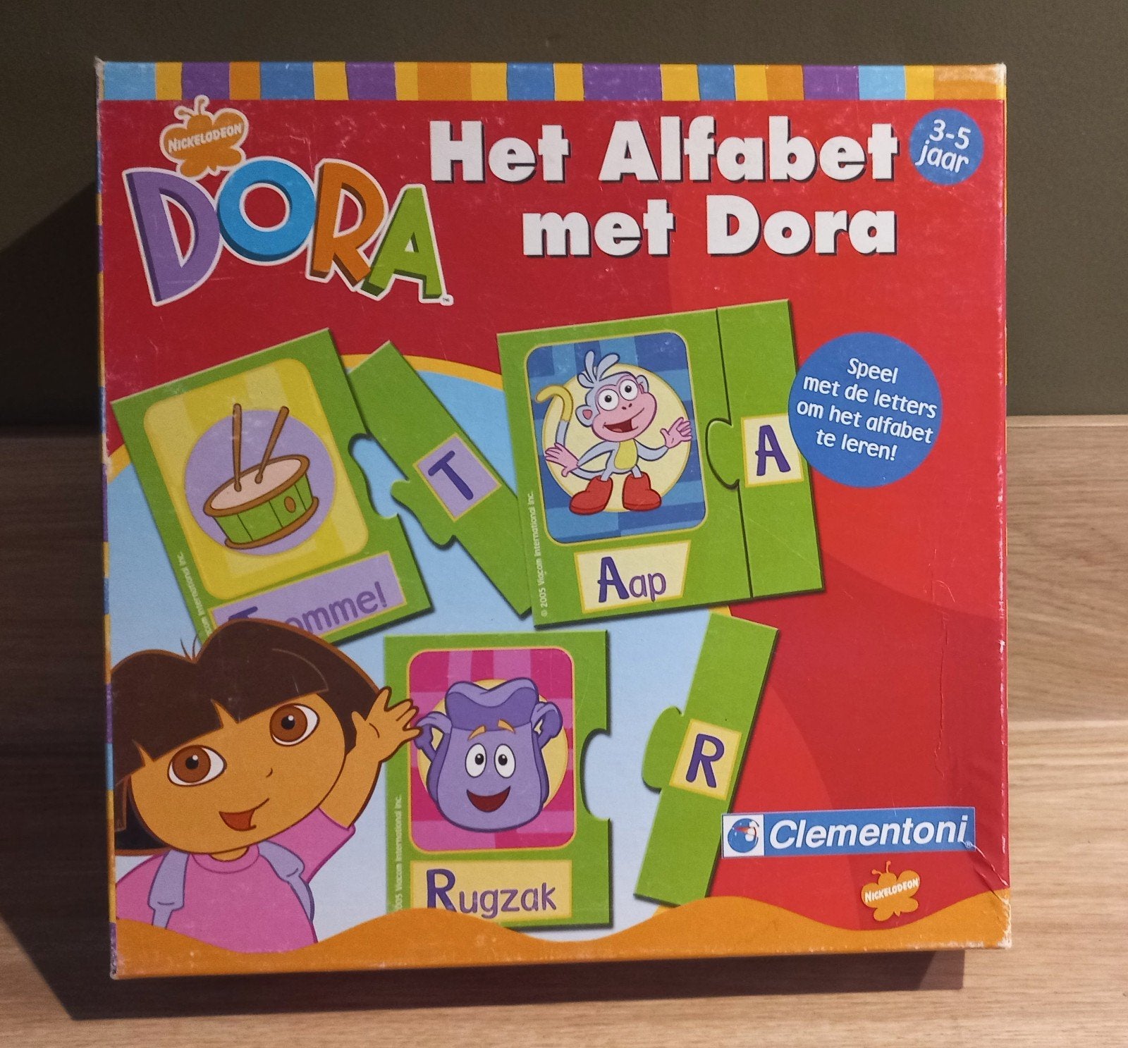 Dora Het Alfabet met Dora - Educatief Puzzelspel, Ophalen of Verzenden, Zo goed als nieuw, Taal en Lezen