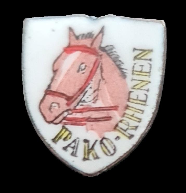 Pako Rhenen speld met paard- emaille, Verzenden, Nieuw, Merk, Speldje of Pin