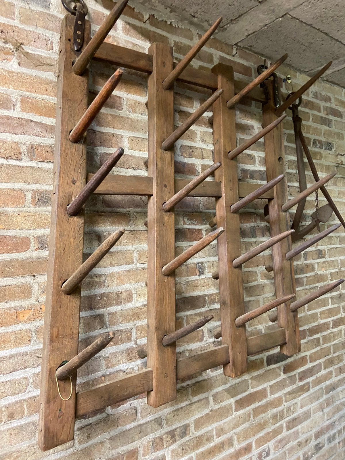 Antiek houten Egge, Antiek en Kunst, Antiek | Gereedschap en Instrumenten, Ophalen of Verzenden
