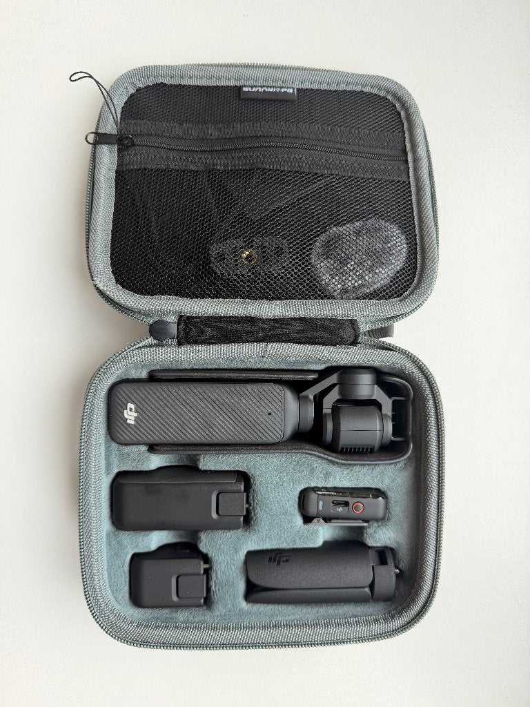 DJI Osmo Pocket 3 Creator Combo - compleet + extra's, Overige merken, Zo goed als nieuw, Externe microfoon, Geheugenkaart