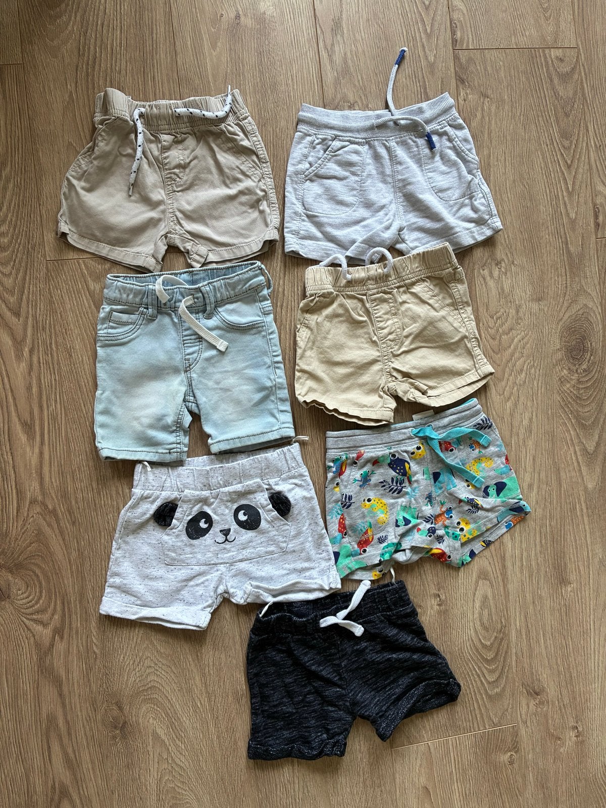 Baby jongens korte broeken pakket maat 80 (7 stuks), Ophalen of Verzenden, Zo goed als nieuw, Jongetje, Broekje