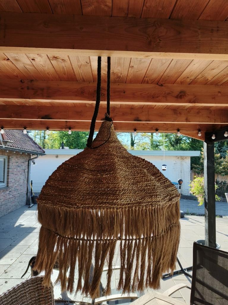 Hanglamp Bali/Ibiza stijl, Ophalen, Netvoeding, Minder dan 50 watt