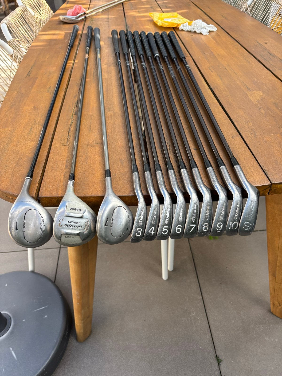 Golfset complete set ijzers en woods