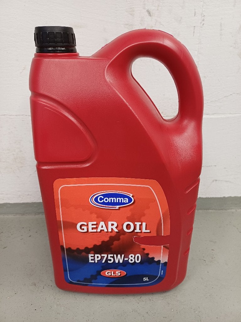 Comma Gear oil versnellingsbakolie EP75W-80 EP75W80 GL5 5L, Ophalen of Verzenden