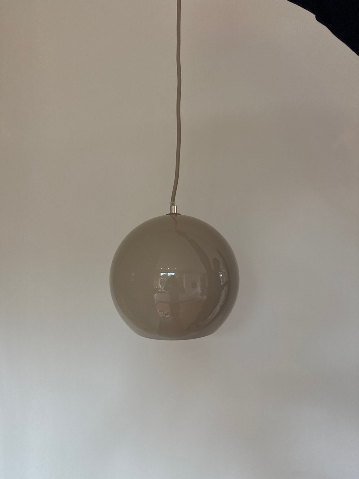 Panton Beige &Tradition hanglamp - kleine beschadigingen, Huis en Inrichting, Ophalen, Gebruikt, Metaal