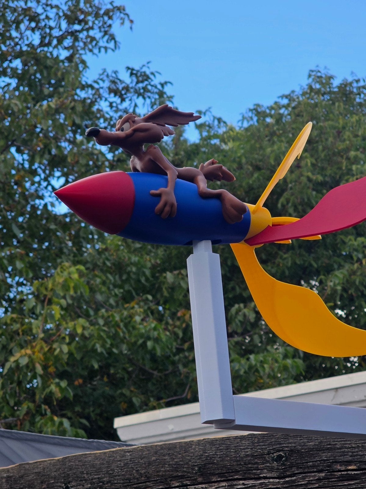 Wile E. Coyote raket windwijzer, Ophalen of Verzenden, Zo goed als nieuw