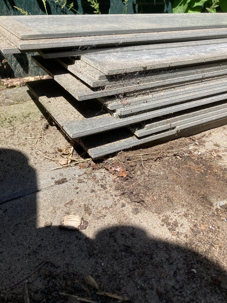glasvezel planken, Doe-het-zelf en Verbouw, Ophalen, Zo goed als nieuw, Overige materialen, Minder dan 20 mm