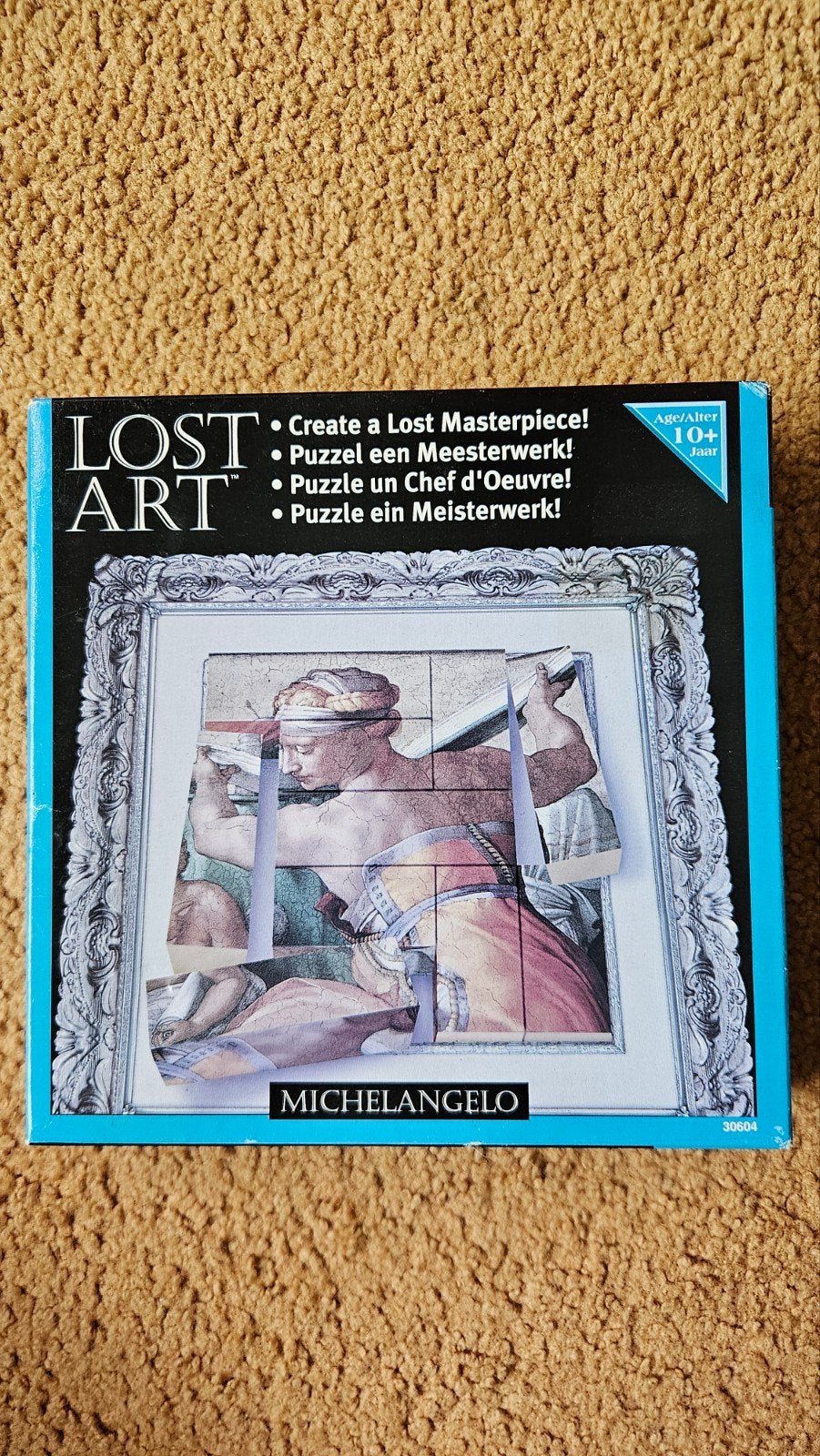Lost Art puzzel Michelangelo, Ophalen of Verzenden, 500 t/m 1500 stukjes