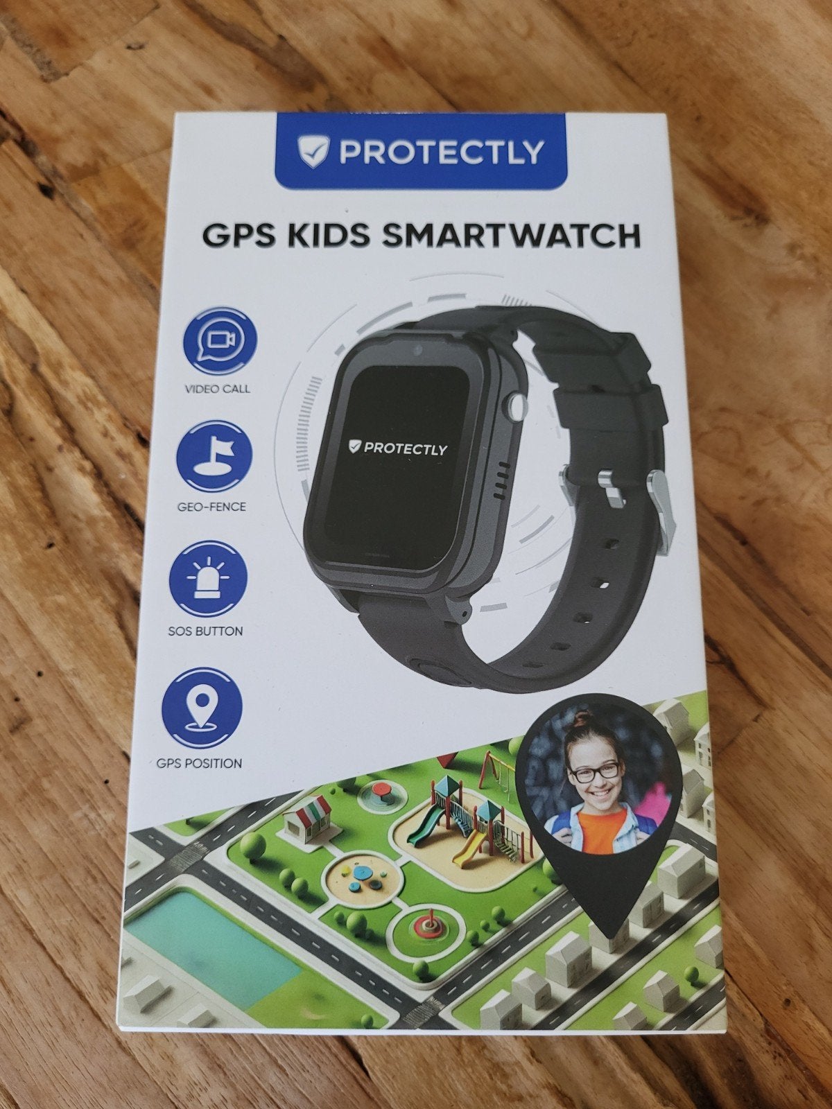 GPS Kids Smartwatch, Zwart, Nieuw, Ophalen of Verzenden, GPS