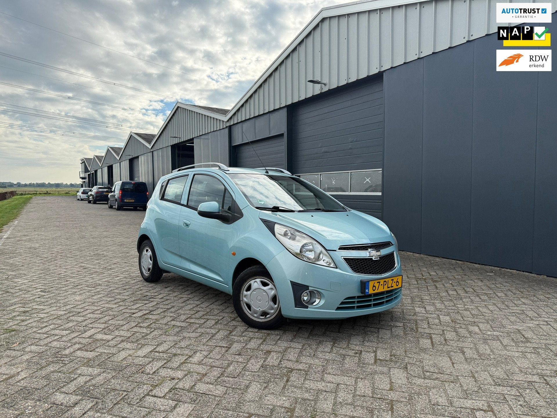 Chevrolet Spark 1.0 16V LE Streetwise Airco, Auto's, Voorwielaandrijving, Gebruikt, 4 cilinders, Blauw