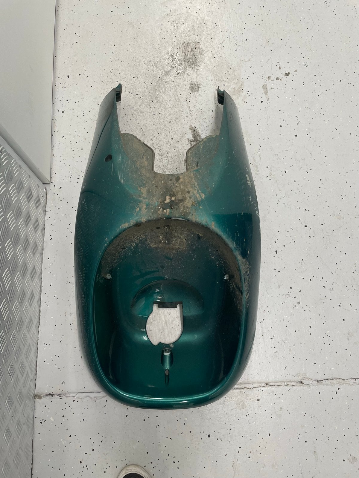 Piaggio SKR / Skipper onderkuip (groen, originele lak), Ophalen of Verzenden, Gebruikt, Kap, Piaggio