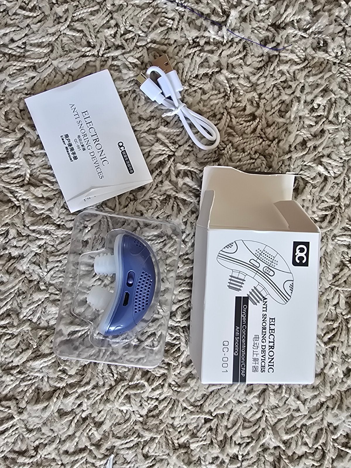 Elektronisch Anti-Snurk Apparaat - QC-001, Verzenden