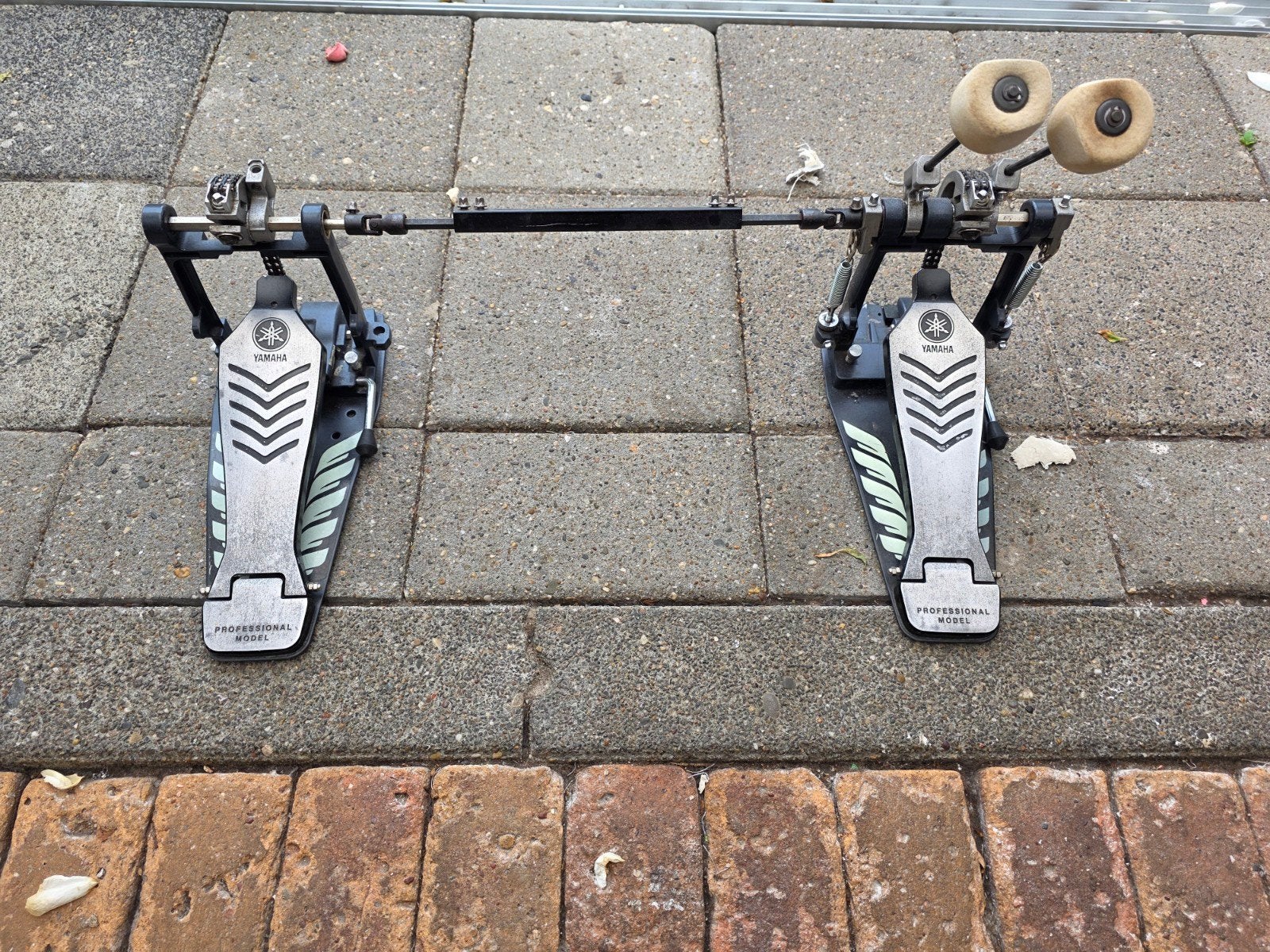 Yamaha dubbel bass pedaal DFP9315 Voor drumstel, Ophalen of Verzenden