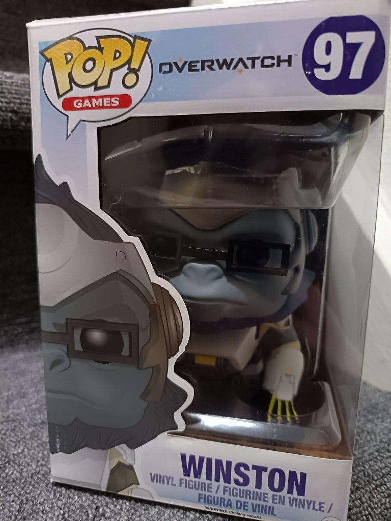Funko Pop Overwatch Winston #97, Ophalen of Verzenden, Zo goed als nieuw