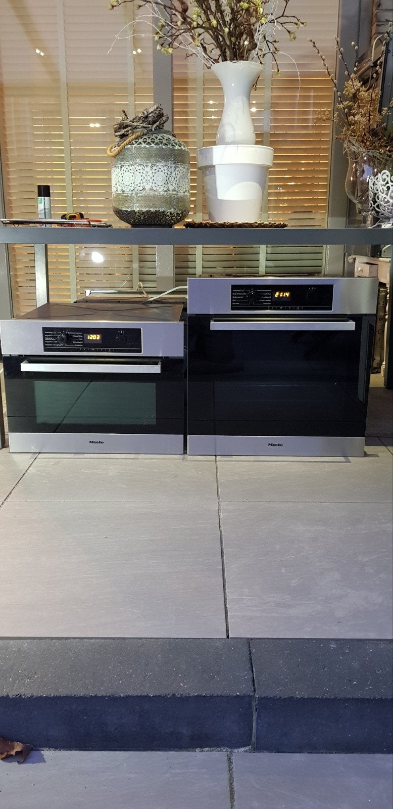 Luxe miele combi oven magnetron en solo oven, Ophalen, 45 tot 50 cm, Gebruikt, Combi-oven