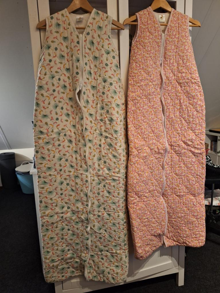 2 Grote Kinderslaapzakken 160 cm, Kinderen en Baby's, Ophalen, Zo goed als nieuw, 100 cm of meer, Slaapzak