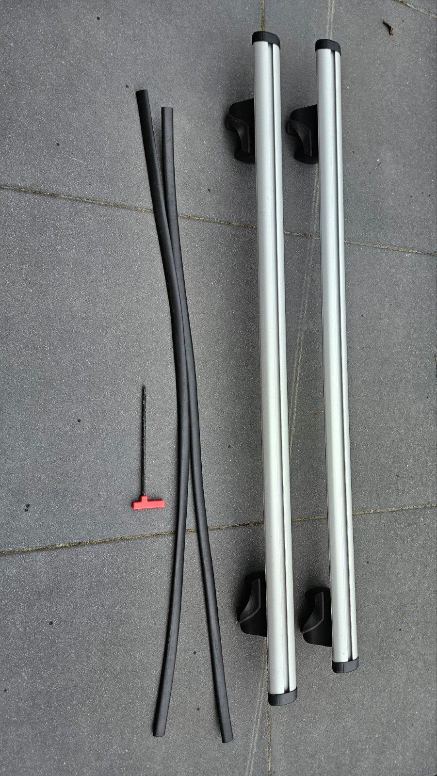 Thule SmartRack 795 aluminium dakdrager., Ophalen
