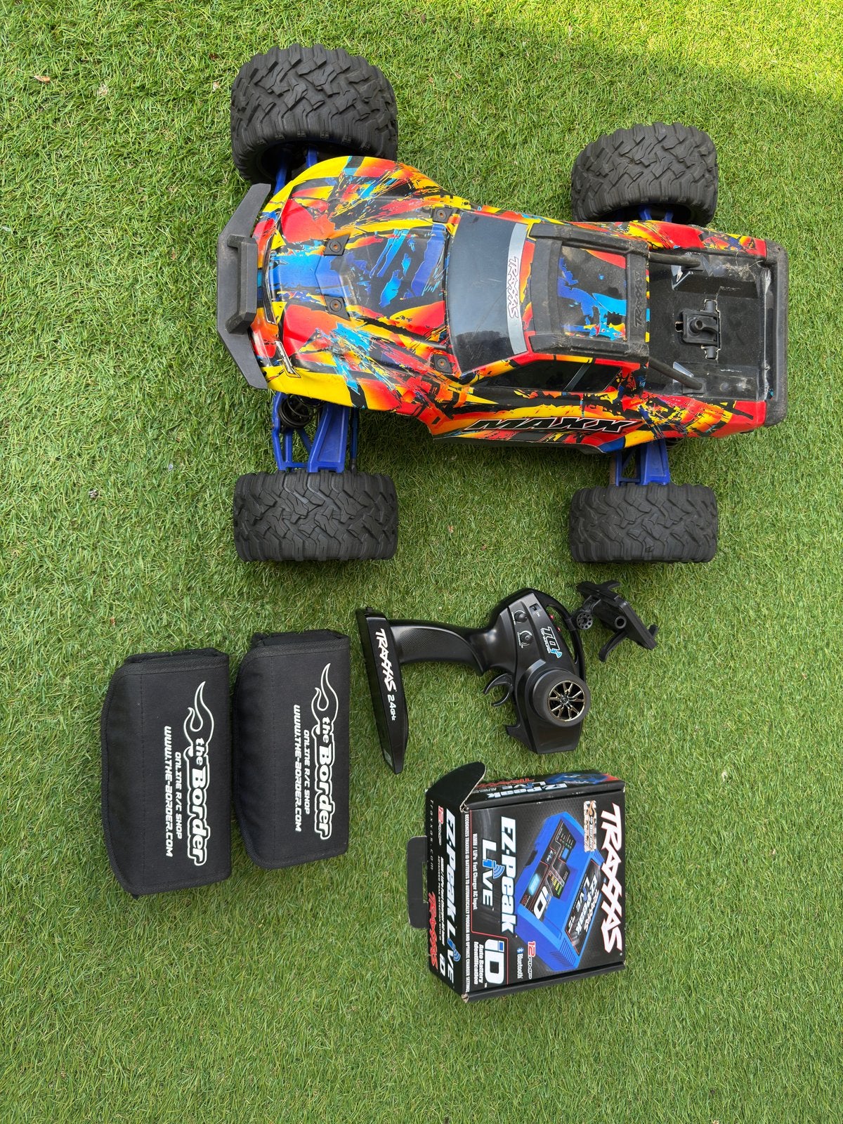 Traxxas Maxx 4S – Compleet uitgevoerd met veel upgrades, Gebruikt, Auto offroad, RTR (Ready to Run), Ophalen