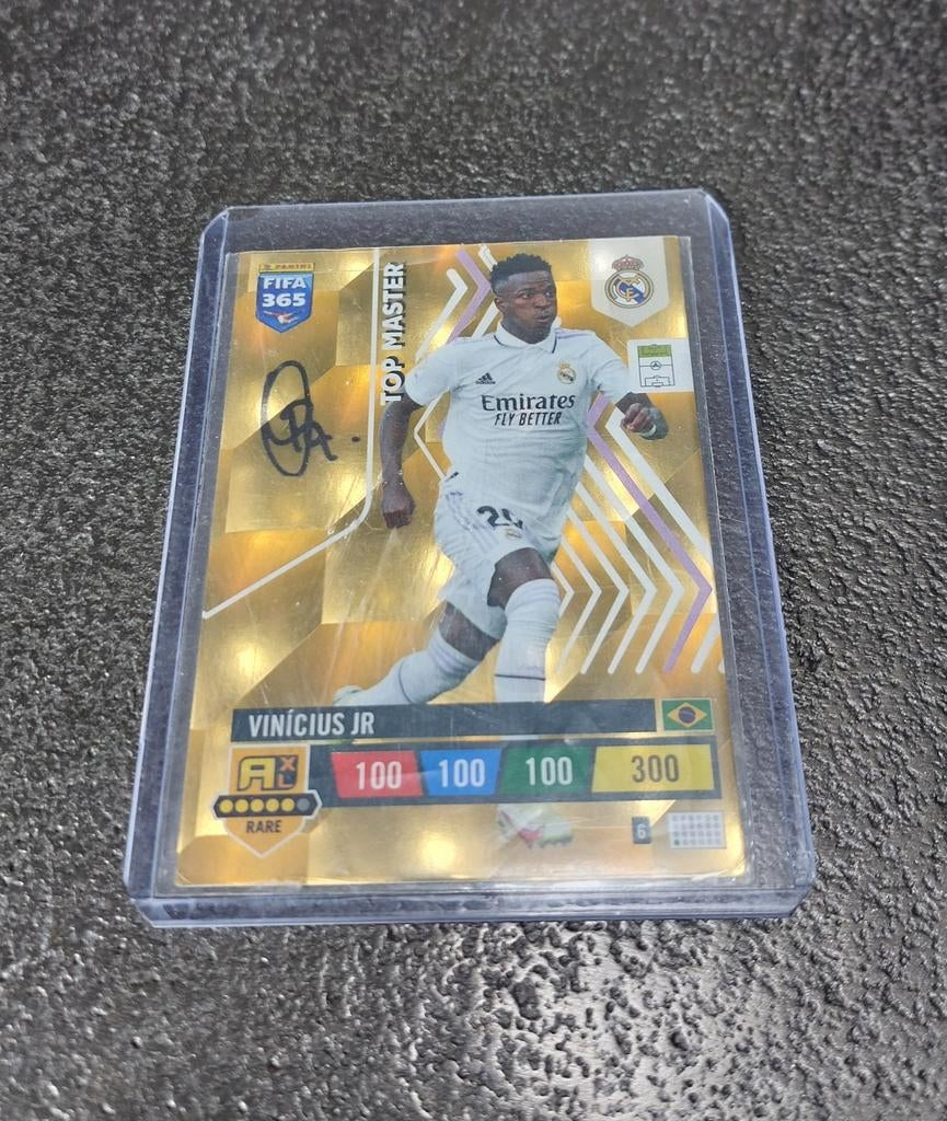 Vinícius JR met handtekening, Hobby en Vrije tijd, Stickers en Plaatjes, Ophalen of Verzenden, Zo goed als nieuw, Plaatje